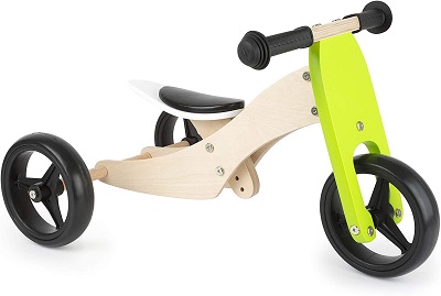 triciclo de madera para niños